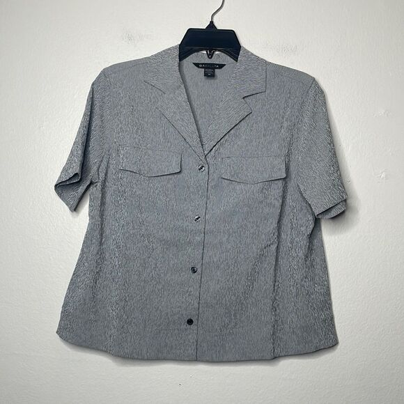 Athleta Womens Size XS Short Sleeve Button down Shirt Size XS - Picture 3 of 11